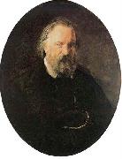 Nikolai Ge Alexander Herzen oil painting